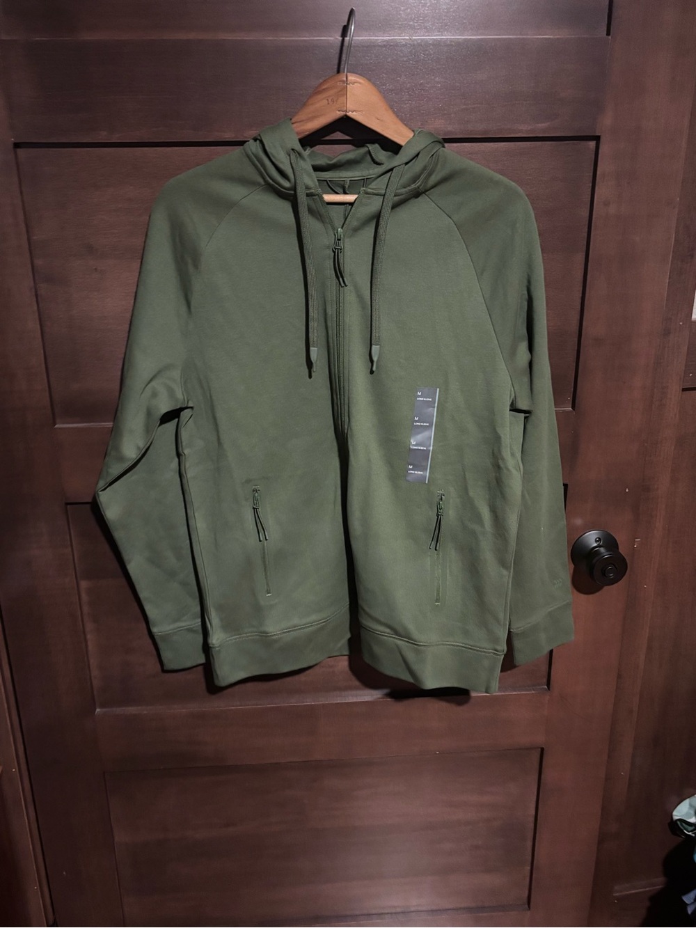 all in motion Olive Green Full-Zip Hoodie